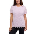 [color:purple] Teddi Rose Women's Lace Top - Purple - image 1