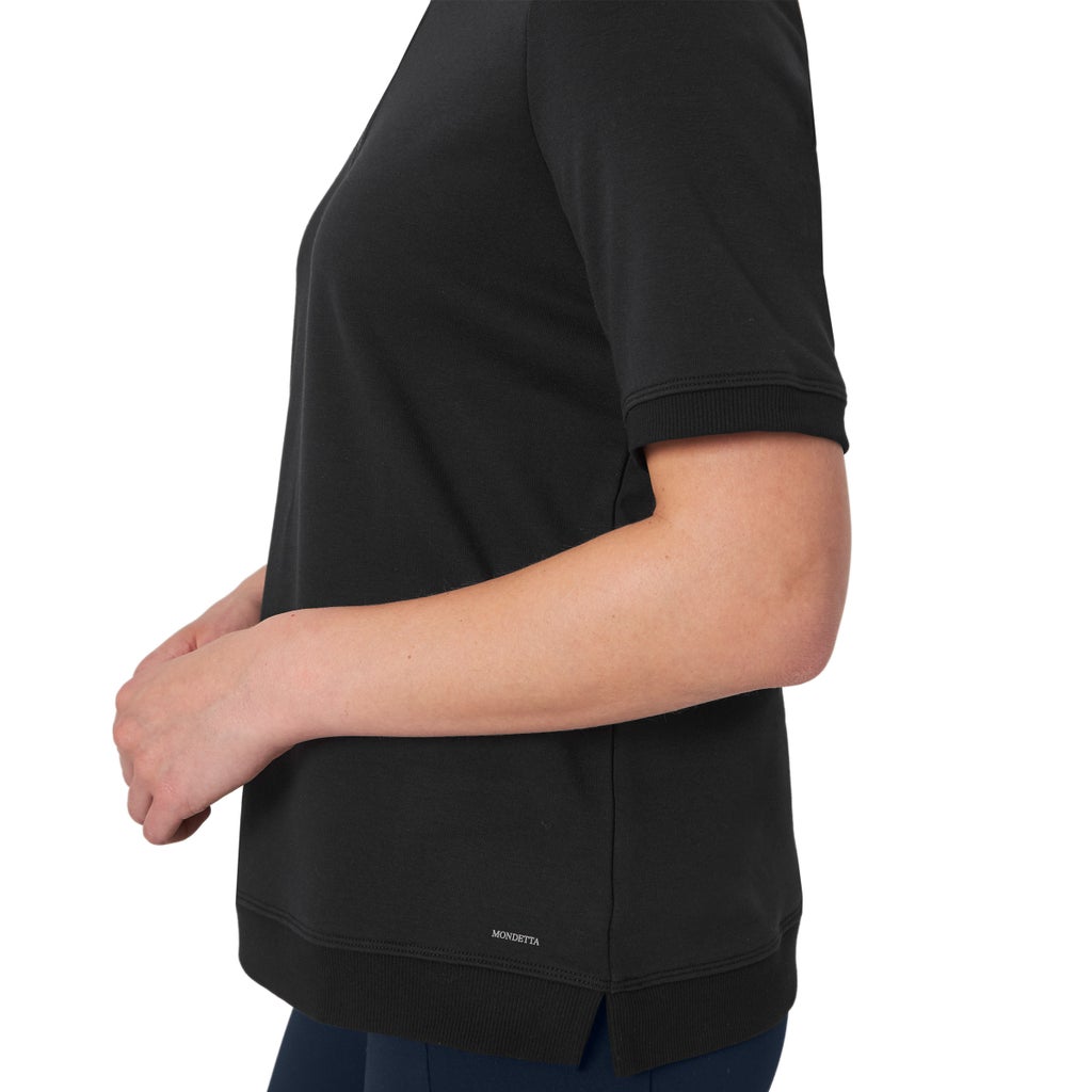 Mondetta Women's Short Sleeve Terry 1/4 Zip - image 6