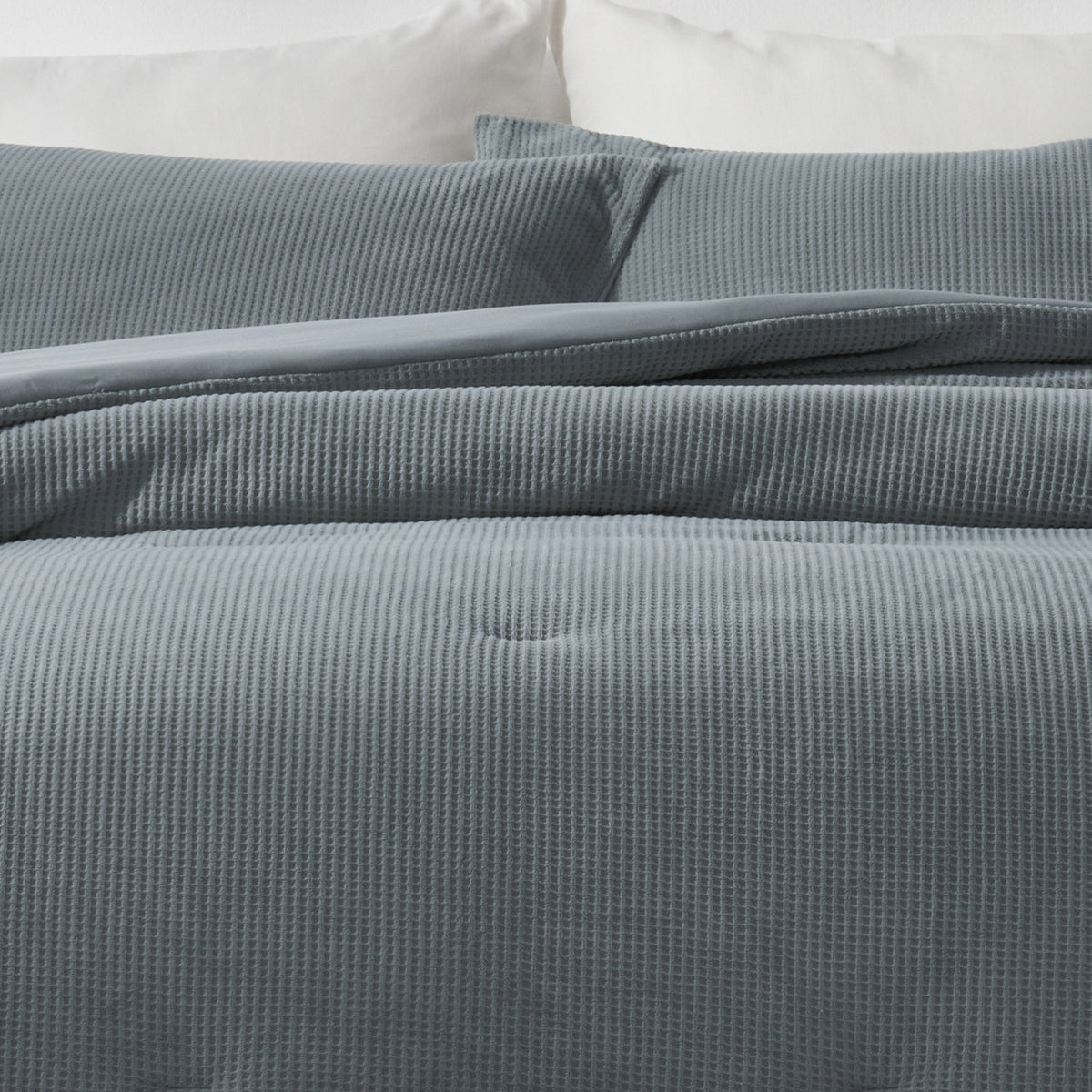 Evergrace Mini Waffle Plush Comforter 3-piece Set