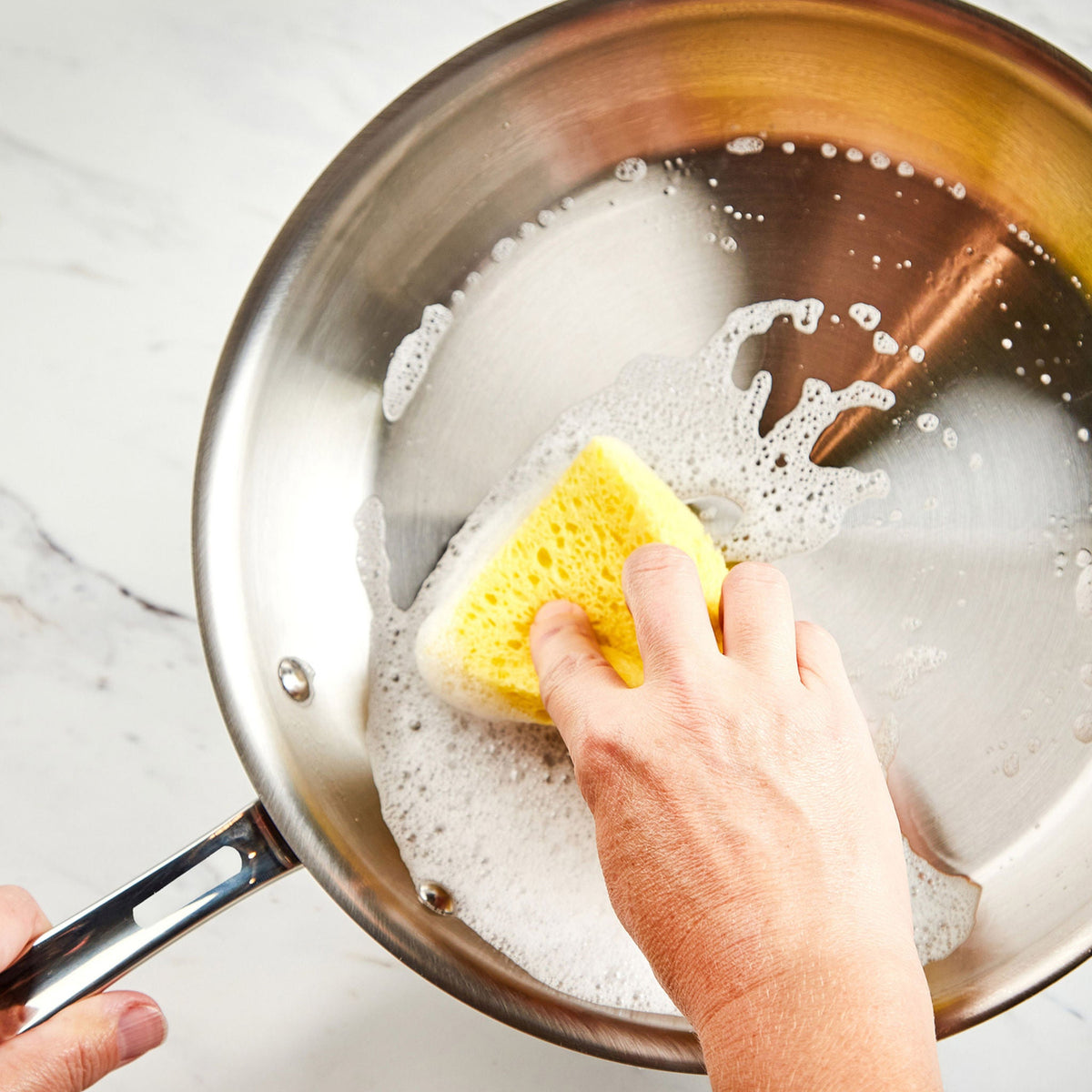 All-Clad D3 Stainless Steel 3-Ply Bonded 2-piece Fry Pan Set