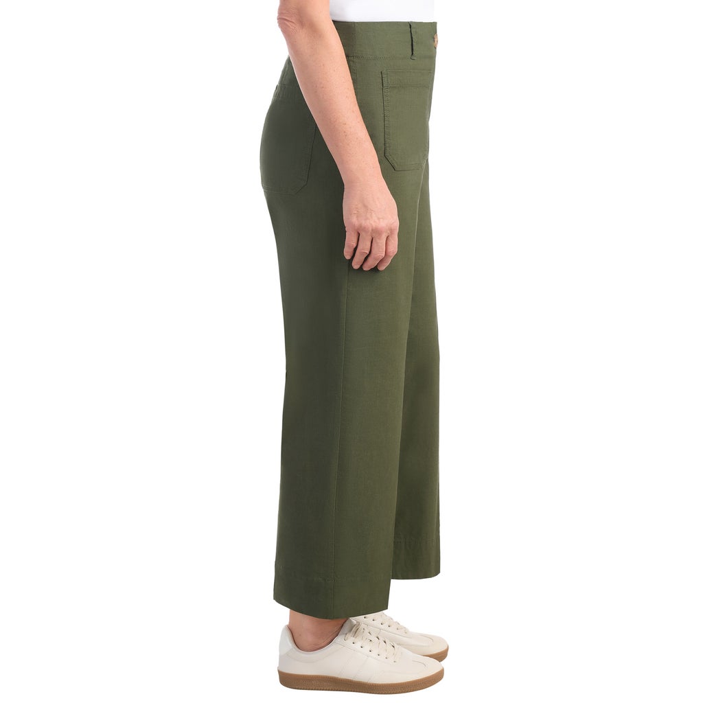 [color:green] Hilary Radley Women's Wide Leg Pant - Green - image 6