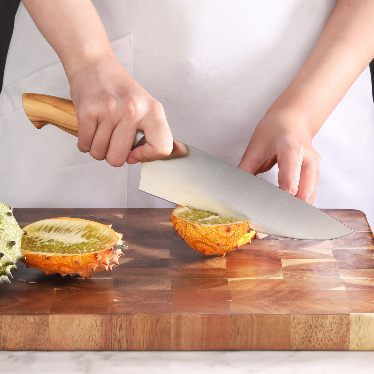 Cangshan OLIV Series Swedish Steel 15-Piece Knife Block Set, Maple Block
