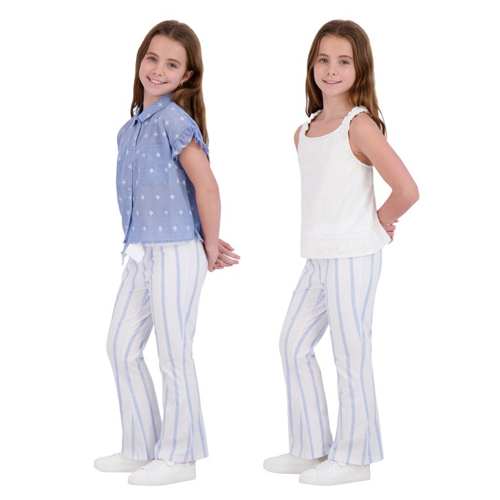 French Connection Youth 3-piece Blue Pant & Tops Set - image 2
