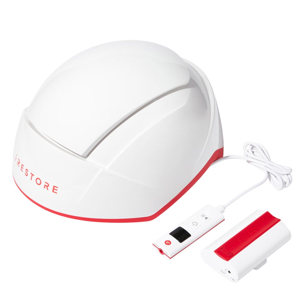 iRestore Professional Red Light Therapy Helmet 282 Laser Hair Growth System plus Anti-Hair Loss Serum - product image