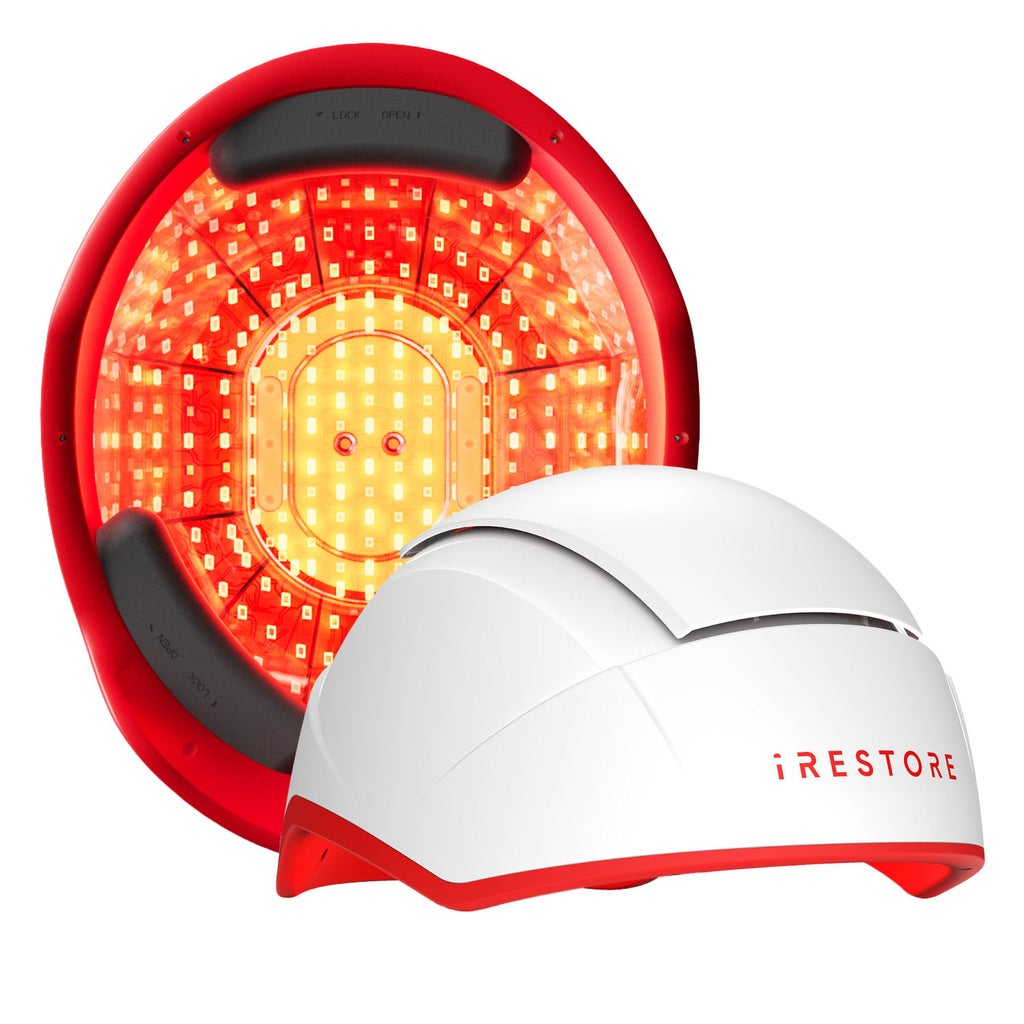 iRestore Professional Red Light Therapy Helmet 282 Laser Hair Growth System plus Anti-Hair Loss Serum - product image