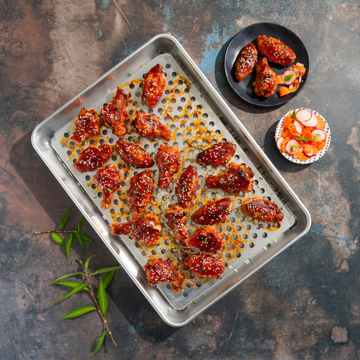 Nordic Ware Naturals 2-piece Oven Crisping Pan and Rack