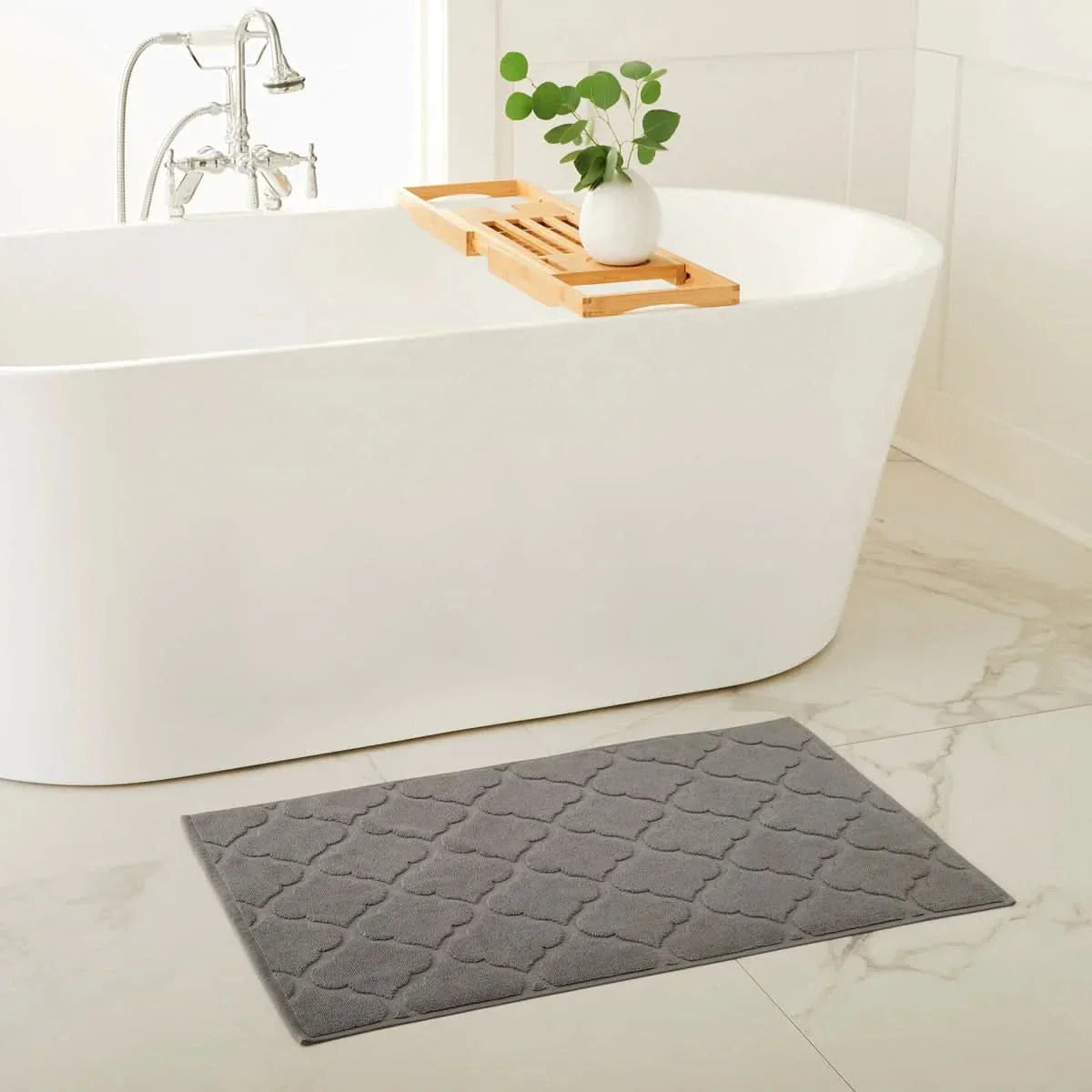 Welhome Geometric Tub Mats, 2 Pack