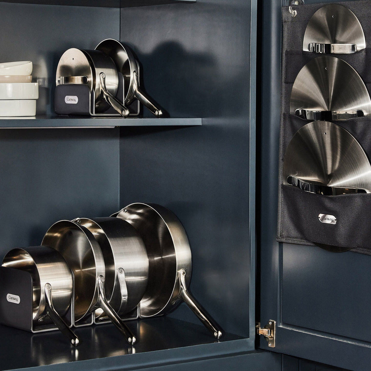 Caraway 5-ply Clad Stainless Steel 16-piece Cookware Set