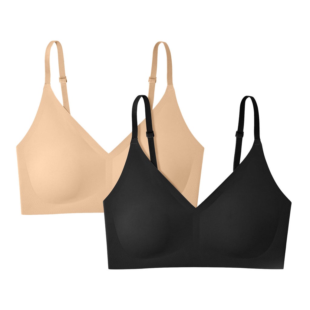 True & Co Women's Wirefree Bra, 2-pack - product image