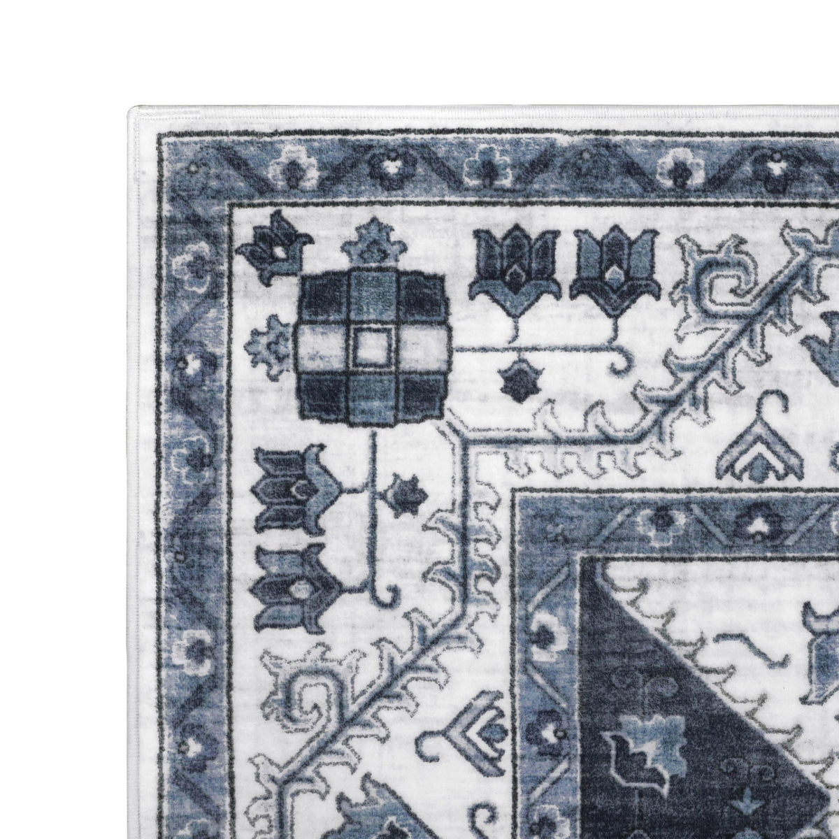 Wyatt & Ash Washable Indoor Area Rug, Cyrus 7'10" x 10'