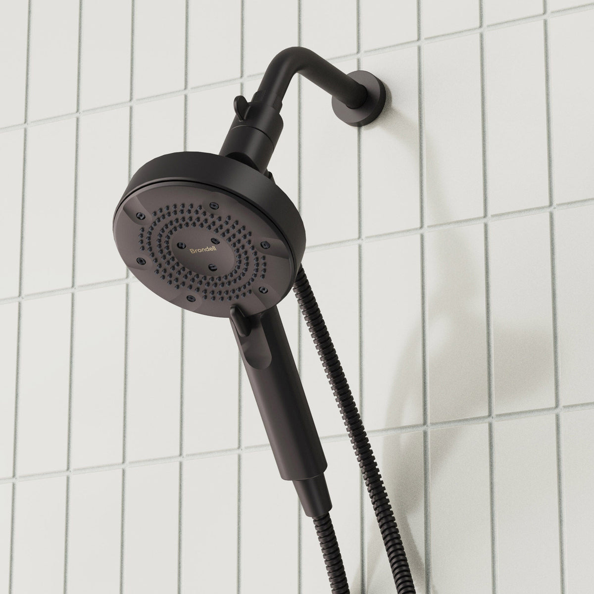Brondell Nebia Merritt 5-setting Handheld Shower Head with HaloNetic Double Docking System