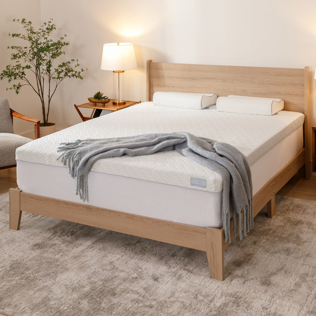 Serenity by Tempur-Pedic 3” Cooling Memory Foam Mattress Topper