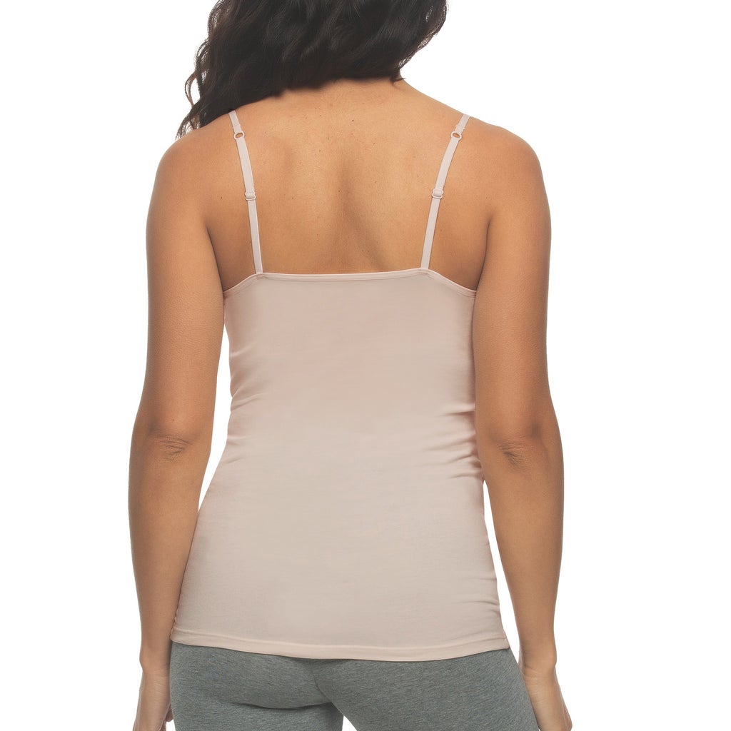 Felina Women's Cotton Stretch Camisole, 4-pack - image 8