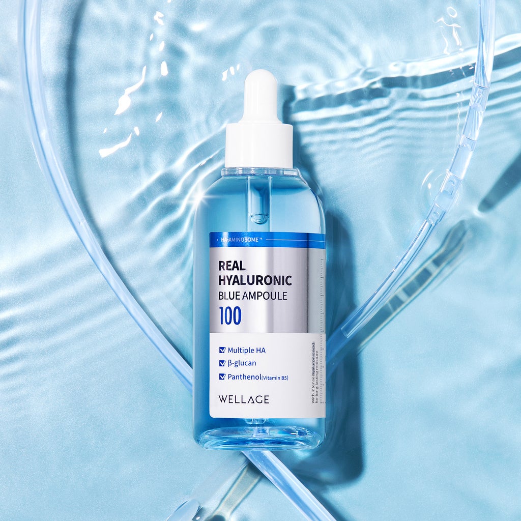 WELLAGE Real Hyaluronic Blue Ampoule, 2.53 fl oz, 2-pack - product image