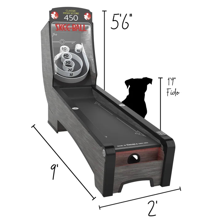 Skee-Ball 9' Signature Steel Home Arcade Game - image 6