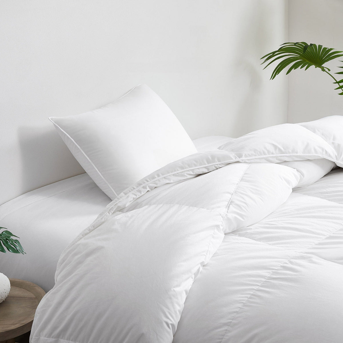 Stearns and Foster Luxurious 800 Fill Power White Goose Down Pillow