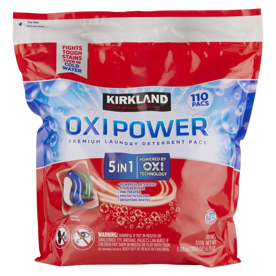 Kirkland Signature Oxi Power Laundry Detergent Pacs, 110-count