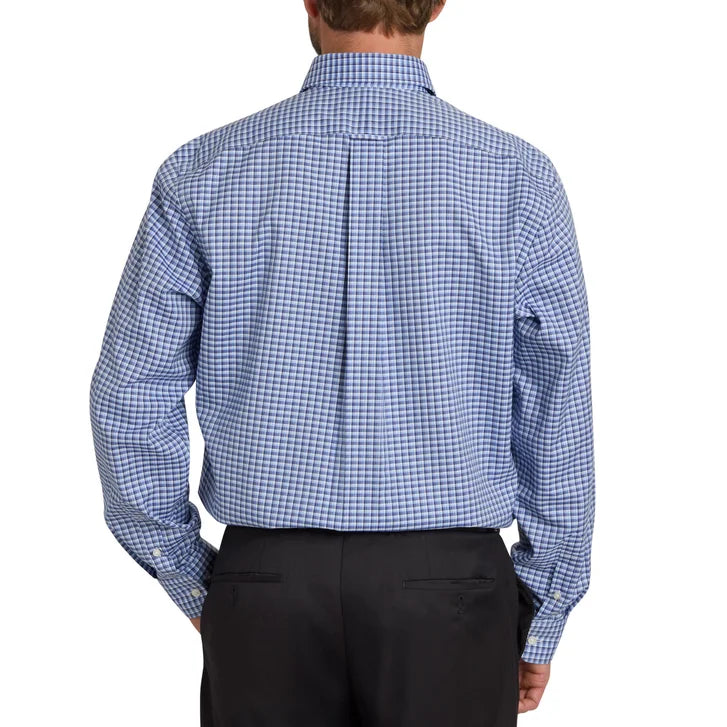 Kirkland Signature Men’s Traditional Fit Dress Shirt, Navy Blue - image 2