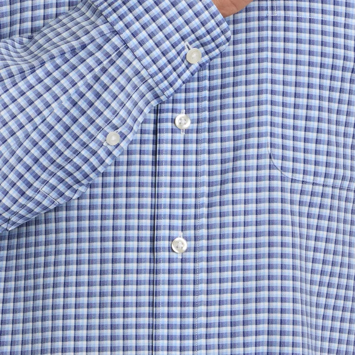 Kirkland Signature Men’s Traditional Fit Dress Shirt, Navy Blue - image 4
