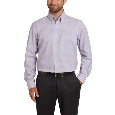 Kirkland Signature Men’s Traditional Fit Dress Shirt, Purple