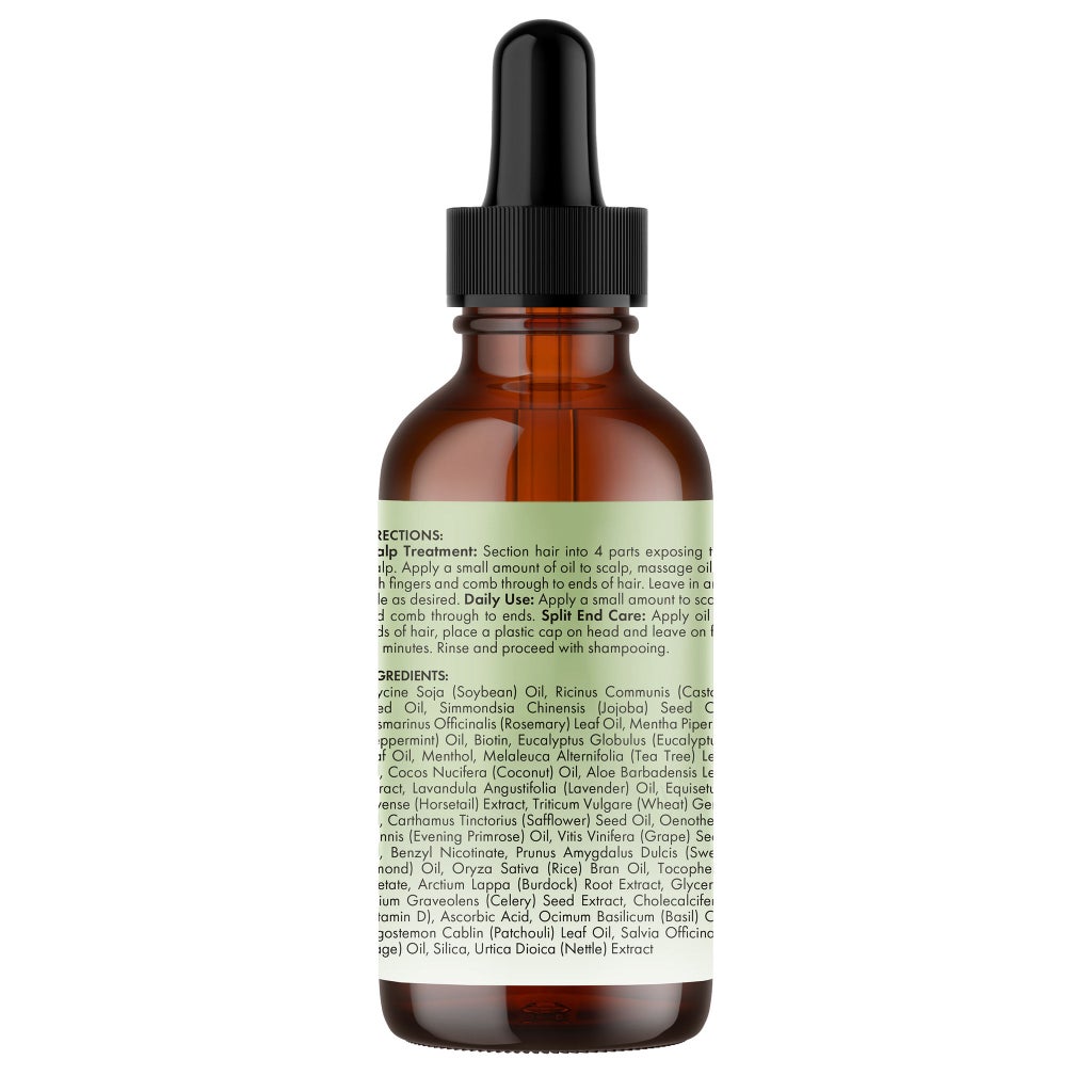 Mielle Rosemary Mint Scalp & Hair Strengthening Oil, 2 fl oz, 3-pack - product image