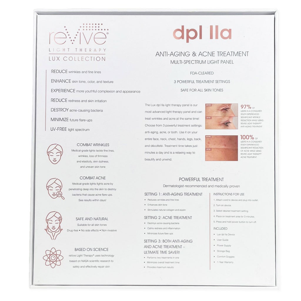 reVive Lux Collection dpl IIa - LED Treatment Panel - product image
