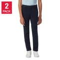 [color:blue] French Toast Youth 2-pack Slim Fit Pant - Blue - image 1