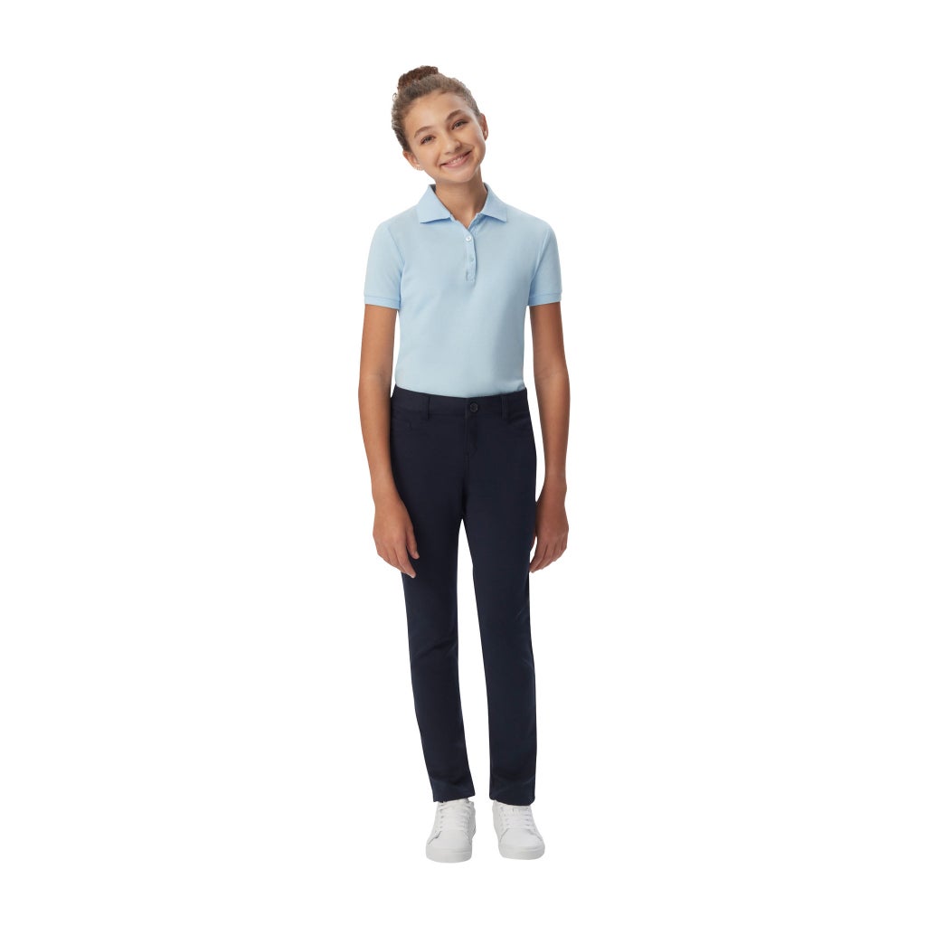 [color:light blue] French Toast Youth 2-pack Fitted Polo - Light Blue - image 3