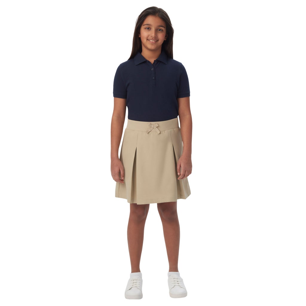 [color:tan] French Toast Youth 2-pack Skort - Tan - image 4