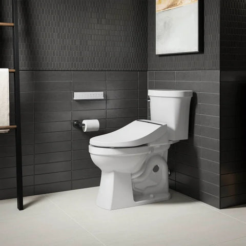 Kohler purewash e875 bidet toilet seat with remote control
