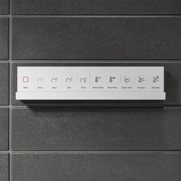 Kohler purewash e875 bidet toilet seat with remote control