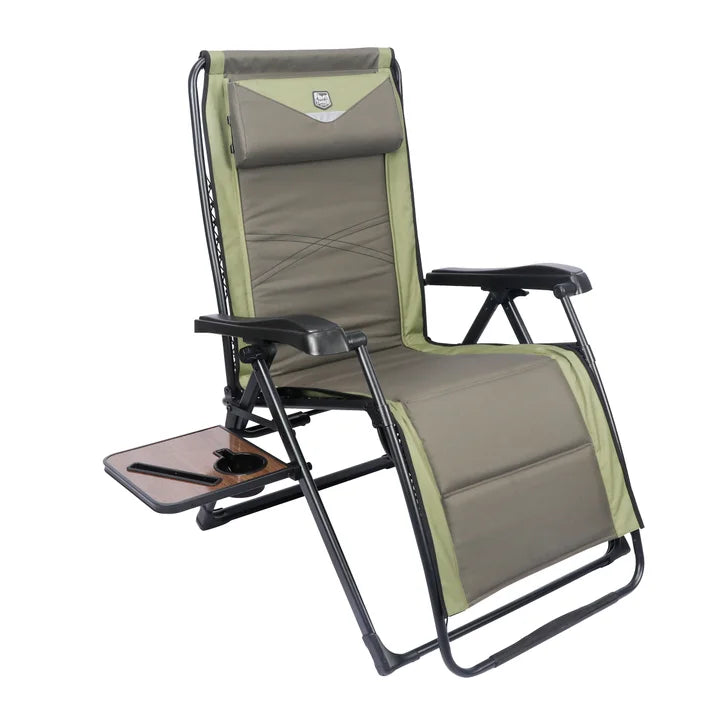 Timber Ridge Zero Gravity Lounger with Side Table and Adjustable Headrest - image 1
