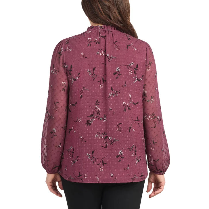 Hilary Radley Women's Long Sleeve Blouse