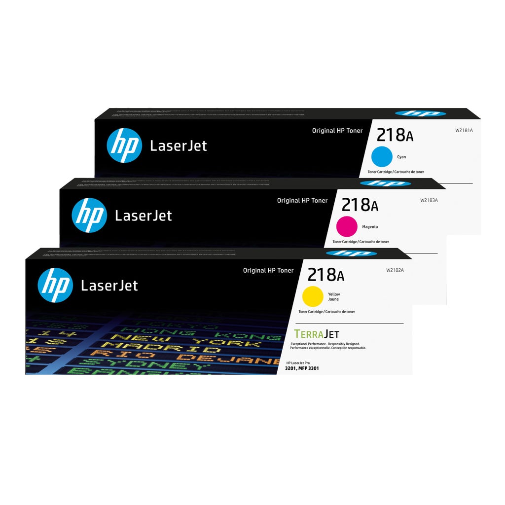 HP 218A Cyan/Yellow/Magenta Tri-Pack LaserJet Toner Cartridge – image 1