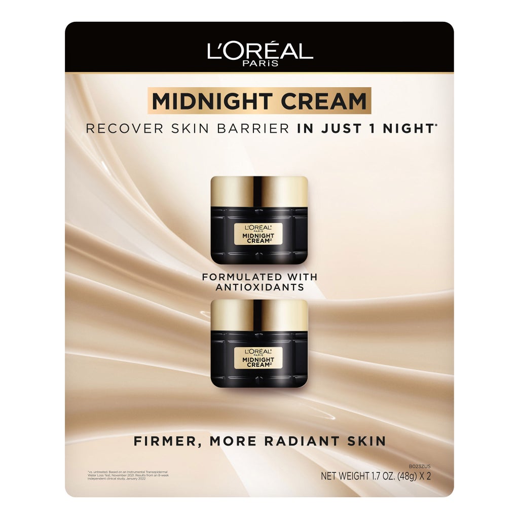 L'Oreal Paris Midnight Cream, 1.7 oz, 2-pack - product image