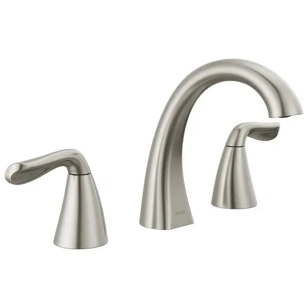Delta arvo widespread faucet with shower trim in2ition showerhead