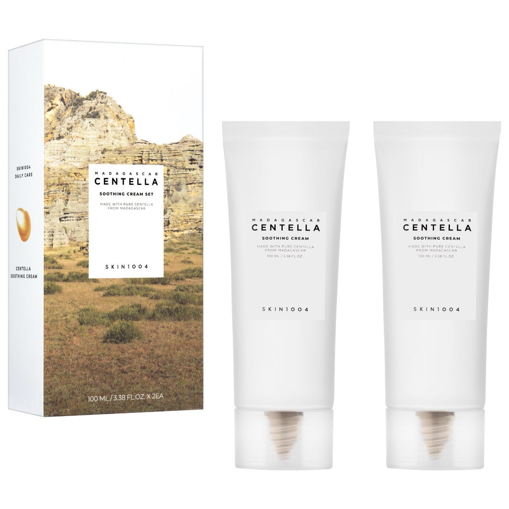 Skin1004 Madagascar Centella Soothing Facial Cream, 3.38 fl oz, 2-pack - product image