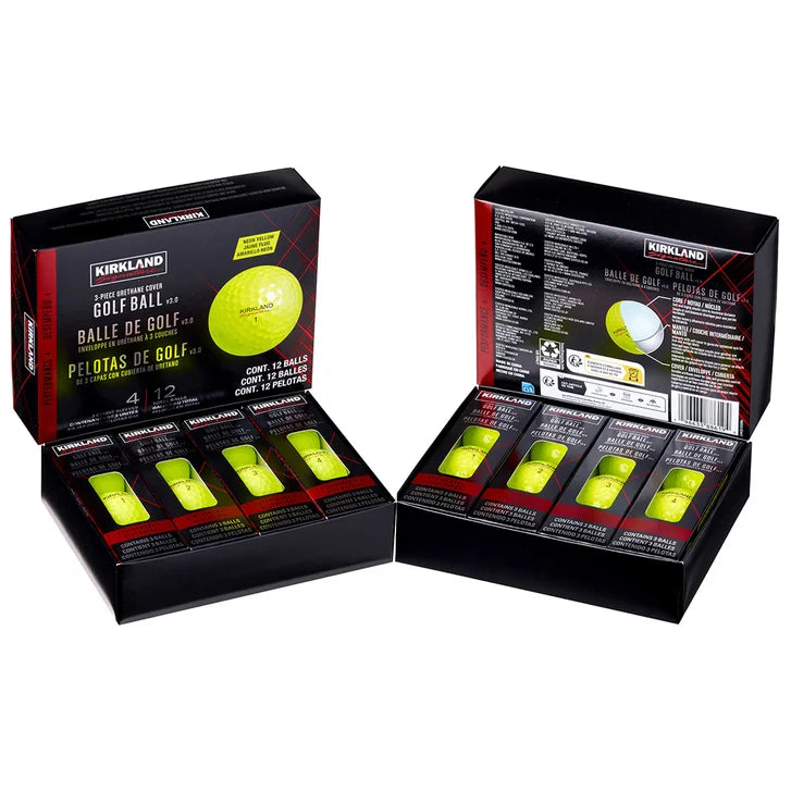 Kirkland Signature V3.0 Yellow Golf Ball, 2-dozen - image 2