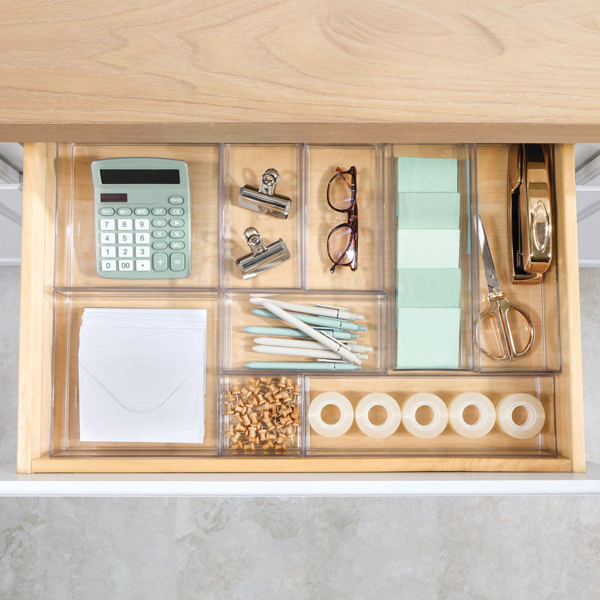 iDESIGN 9-piece Drawer Organizer Set
