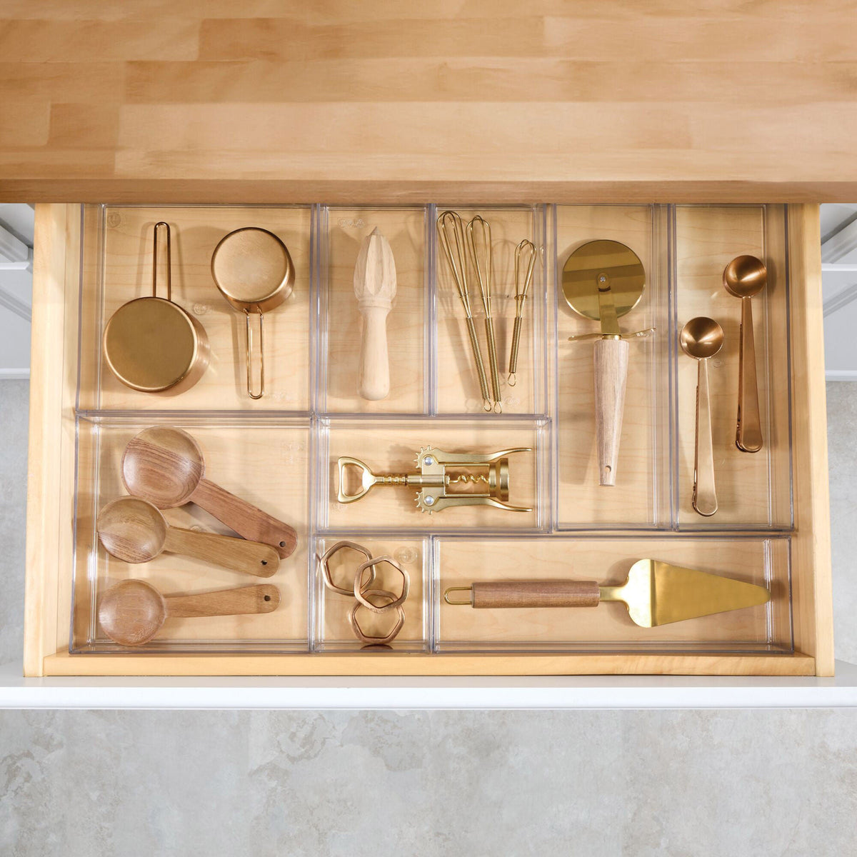 iDESIGN 9-piece Drawer Organizer Set