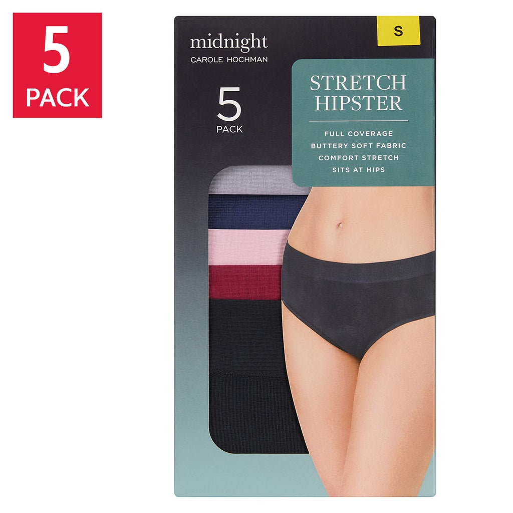 Carole Hochman Midnight Women's Hipster, 5-pack - product image