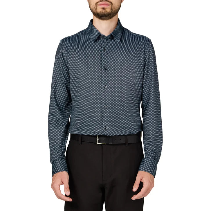 Infinity Men's Textured Button Up Shirt
