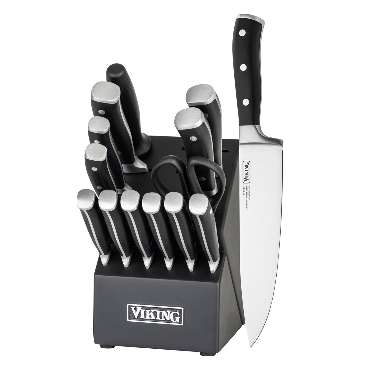 Viking 15-piece German Steel Knife Block Set