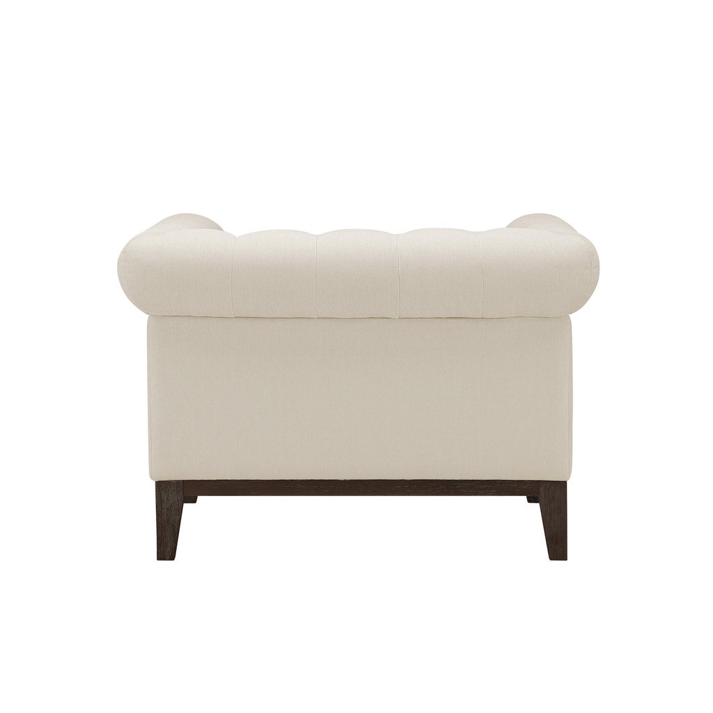 Gwen Fabric Chesterfield 3-piece Set, Sofa and 2 Chairs