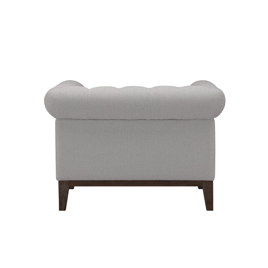 Gwen Fabric Chesterfield 3-piece Set, Sofa and 2 Chairs