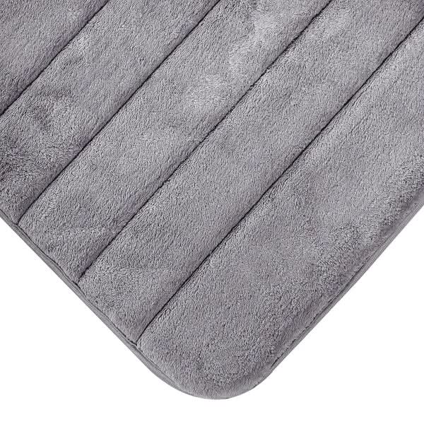 Channel Stitch Memory Foam Bath Mat, 2 Pack