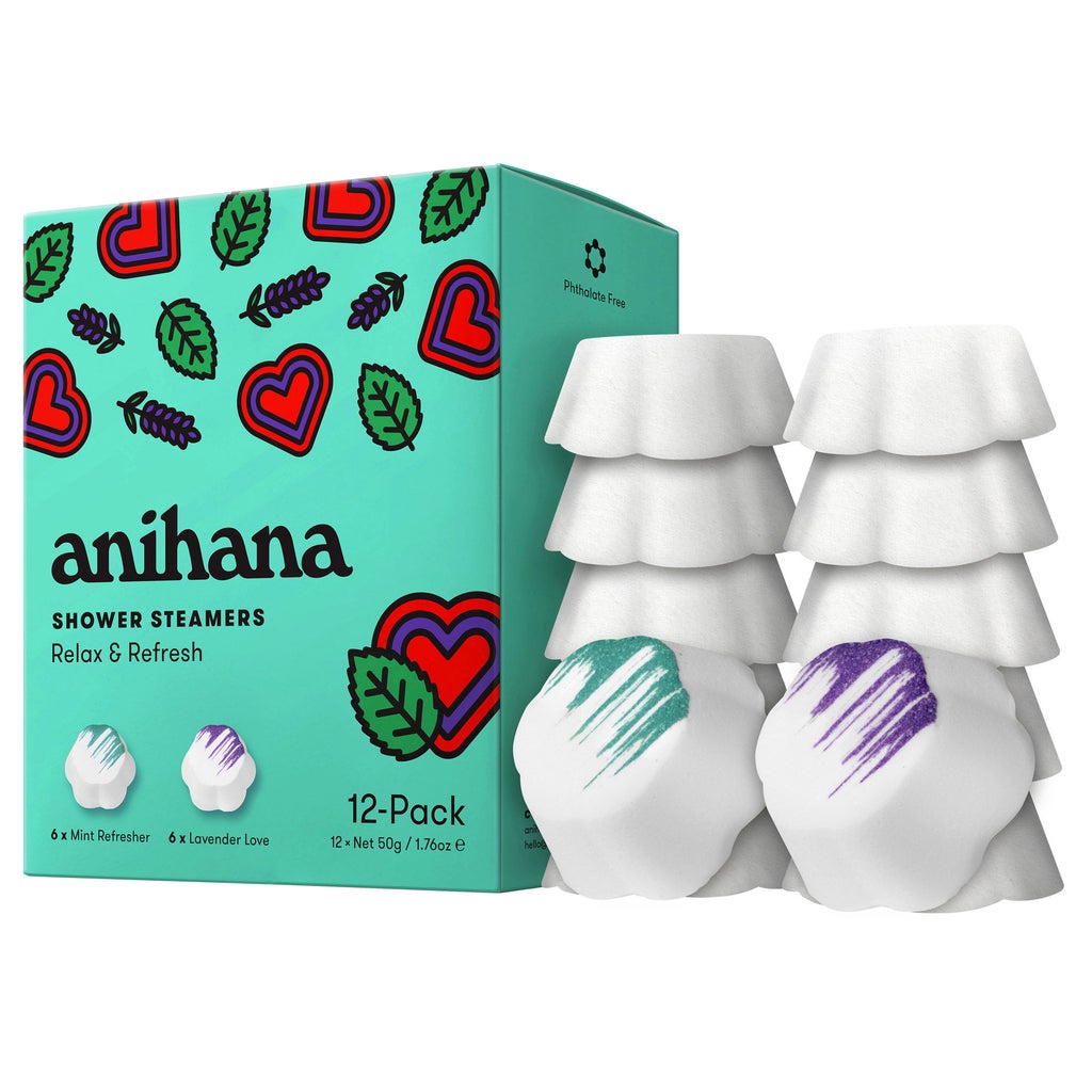 anihana Shower Steamers, 1.76 oz, 12-pack - product image