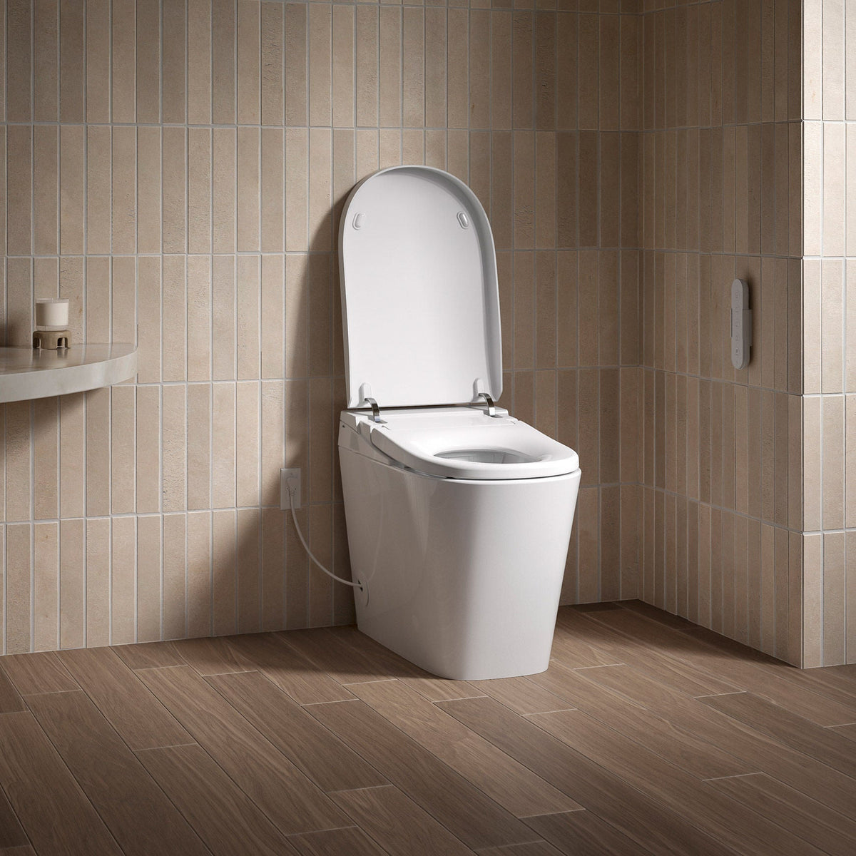 Kohler Fora One-piece Elongated Smart Toilet, Dual-flush