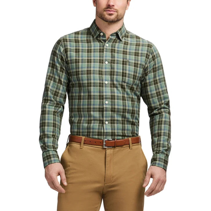 Izod Men's Luxe Twill Button Down Shirt