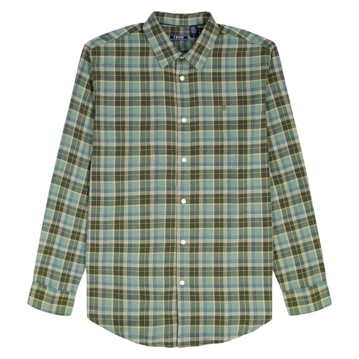 Izod Men's Luxe Twill Button Down Shirt